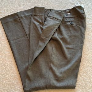 NWT. Limited size 10 bootcut dress pants. Black and gray houndstooth pattern.